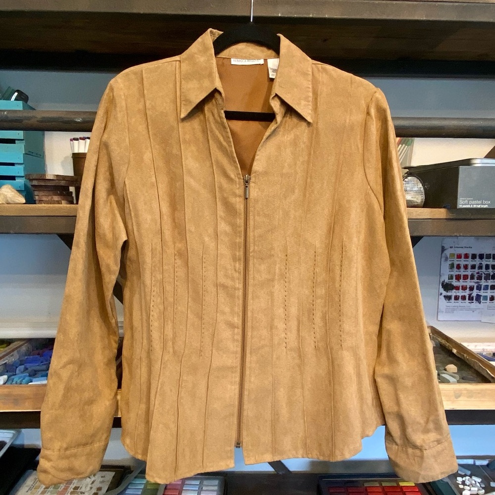 Suede-like Jacket - Perfect for Fall